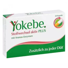 YOKEBE Plus medžiagų apykaitos aktyvios kapsulės, 28 vnt