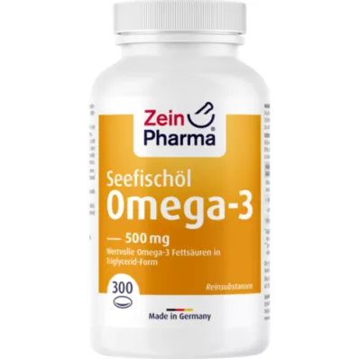 OMEGA-3 500 mg kapsulės, 300 kapsulių