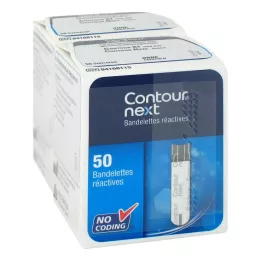 CONTOUR Next Sensors testo juostelės, 100 vnt