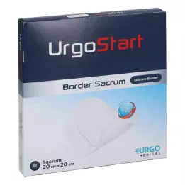 URGOSTART Border Sacrum 20x20 cm pansament din spumă pentru plăgi, 5 buc