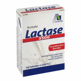 LACTASE 3 500 FCC Tabletės paspaudimo dozatoriuje, 100 vnt