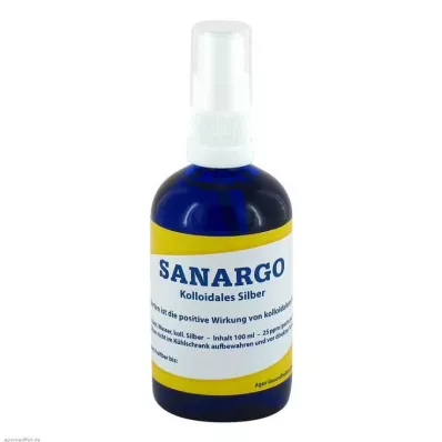 Sanargo koloidinio sidabro purškiamas buteliukas, 100 ml
