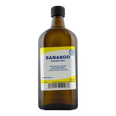 Sanargo koloidinio sidabro buteliukai, 500 ml