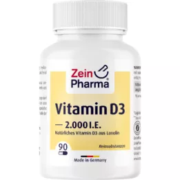 VITAMIN D3 2.000 U.I. capsule, 90 buc