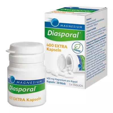 Magnesium Diasporal 400 Extra kapsulės, 20 vnt Magnesium Diasporal 400 Extra kapsulės, 20 vnt