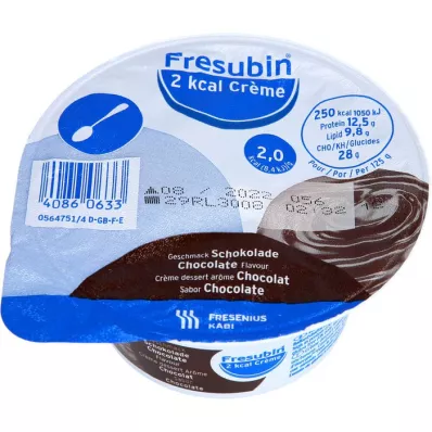 FRESUBIN 2 kcal kreminis šokoladas vonelėje, 24X125 g