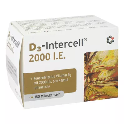 D3-Intercell 2000 TV kapsulės, 180 vnt D3-Intercell 2000 TV kapsulės, 180 vnt