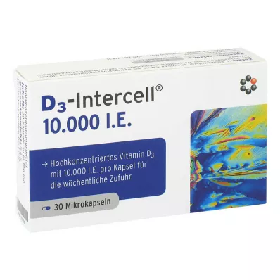 D3-Intercell 10000 TV kapsulės, 30 vnt D3-Intercell 10000 TV kapsulės, 30 vnt