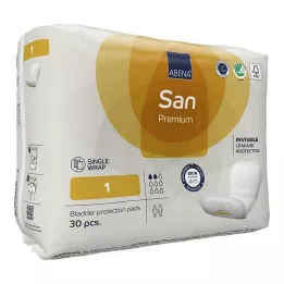 ABENA San 1 Premium įdėklai, 30 vnt