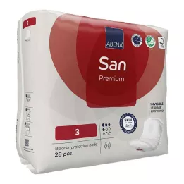 ABENA San 3 Premium įdėklai, 28 vnt