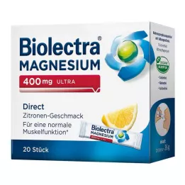 BIOLECTRA Magnis 400 mg ultra Direct Lemon, 20 kapsulių