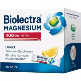 BIOLECTRA Magnis 400 mg ultra Direct Lemon, 40 kapsulių