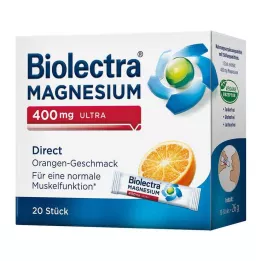 BIOLECTRA Magnis 400 mg ultra Direct Orange, 20 vnt