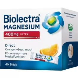 BIOLECTRA Magnis 400 mg ultra Direct Orange, 40 kapsulių