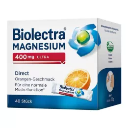 BIOLECTRA Magnis 400 mg ultra Direct Orange, 40 kapsulių