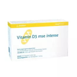 Vitaminas D3 Mse intensyvios kapsulės, 30 vnt