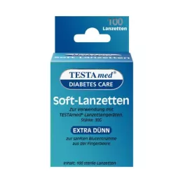 TESTAMED Minkšti lancetai, 100 vnt