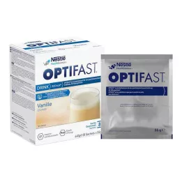 OPTIFAST Home Drink vanilės milteliai, 8X55 g