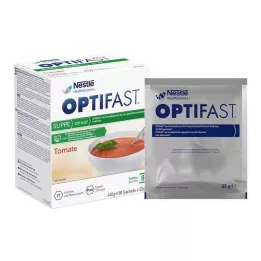 OPTIFAST naminės sriubos pomidorų milteliai, 8X55 g