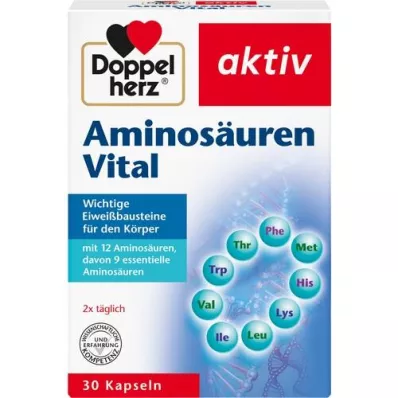 DOPPELHERZ Amino Acids Vital Capsules, 30 kapsulių