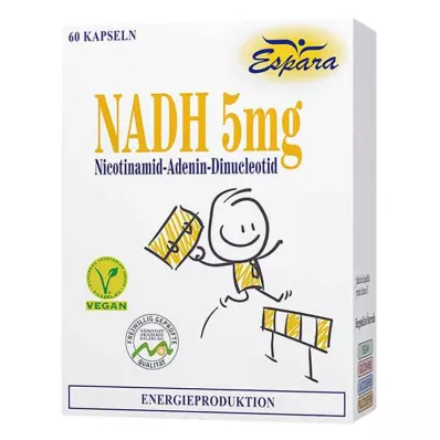 Nadh 5 mg kapsulės, 60 vnt