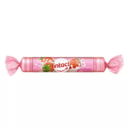 INTACT Braškių jogurtas su dekstroze, 40 g
