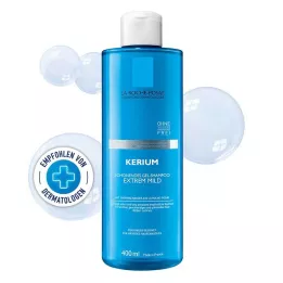 ROCHE-POSAY Kerium itin švelnus gelinis šampūnas, 400 ml