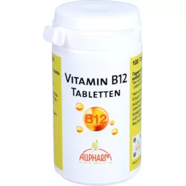 VITAMIN B12 PREMIUM Allpharm tabletės, 100 kapsulių