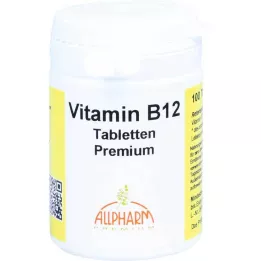 VITAMIN B12 PREMIUM Allpharm tabletės, 100 kapsulių