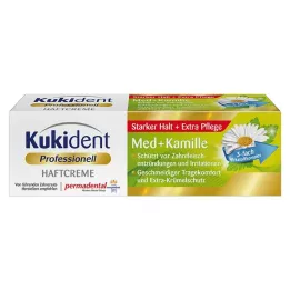 Kukident Adhesive Cream Med + Ramunė, 40 g