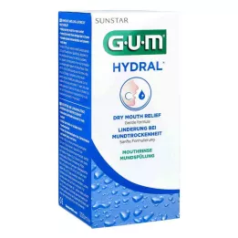 GUM HYDRAL Burnos skalavimo skystis, 300 ml