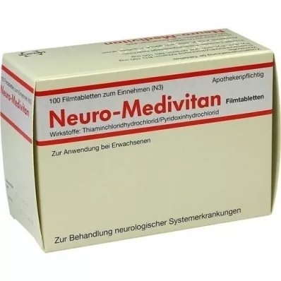 NEURO MEDIVITAN Plėvele dengtos tabletės, 100 vnt