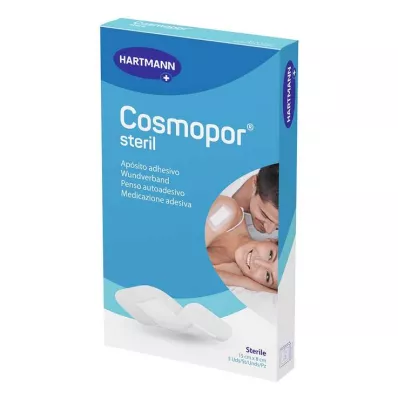 COSMOPOR Sterilus žaizdų tvarstis 8x15 cm, 5 vnt