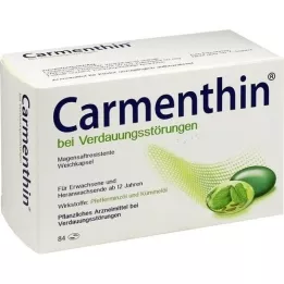 CARMENTHIN nuo virškinimo sutrikimų msr.soft kapsulės, 84 vnt