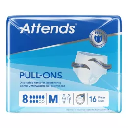 ATTENDS Pull-ons 8 M, 16 vnt