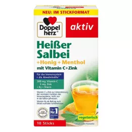 DOPPELHERZ karšto šalavijo, medaus ir mentolio granulės, 10 vnt