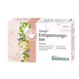 SIDROGA Sveikatingumo atsipalaidavimo arbatos filtravimo maišelis, 20X1,75 g