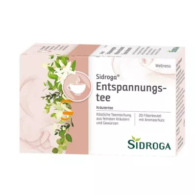 Sidroga Wellness Relaxation arbatos filtravimo maišeliai, 20X1,75 g