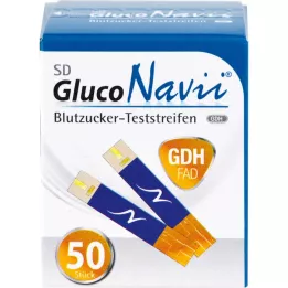 SD GlucoNavii GDH Gliukozės kiekio kraujyje nustatymo juostelės, 1X50 vnt