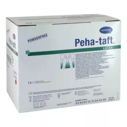 Peha-Taft lateksinės chirurginės pirštinės 7 dydis, 50x2 vnt