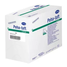 Peha-Taft lateksinės chirurginės pirštinės 8 dydis, 50x2 vnt