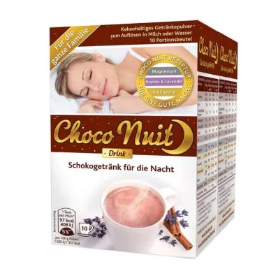 Choco Nuit geros nakties šokoladinio gėrimo milteliai, 20 vnt Choco Nuit geros nakties šokoladinio gėrimo milteliai, 20 vnt