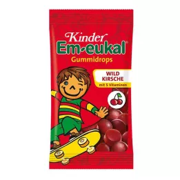 EM-EUKAL Vaikiški kramtomosios gumos lašai su cukrumi, 75 g