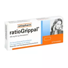 RATIOGRIPPAL 200 mg/30 mg plėvele dengtos tabletės, 10 vnt