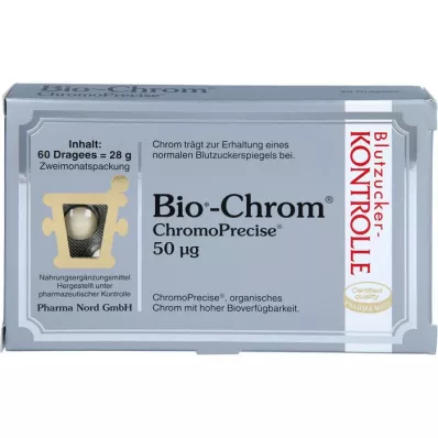 BIO-CHROM ChromoPrecise 50 μg Pharma Nord dengtos tabletės, 60 vnt