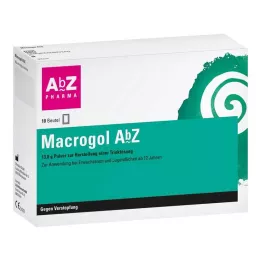 Macrogol AbZ milteliai geriamajam tirpalui ruošti, 10 vnt