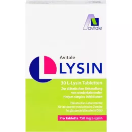 L-LYSIN 750 mg tabletės, 30 vnt