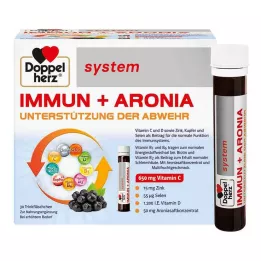 DOPPELHERZ Immun+Aronia sistemos ampulės, 30 vnt