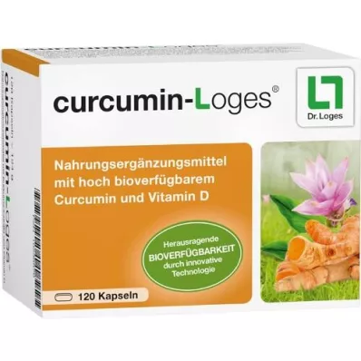 CURCUMIN-LOGES Kapsulės, 120 kapsulių