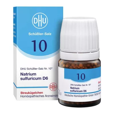 DHU Schüßler druska Nr. 10 Natrum sulfuricum D6 rutuliukai, 10 g